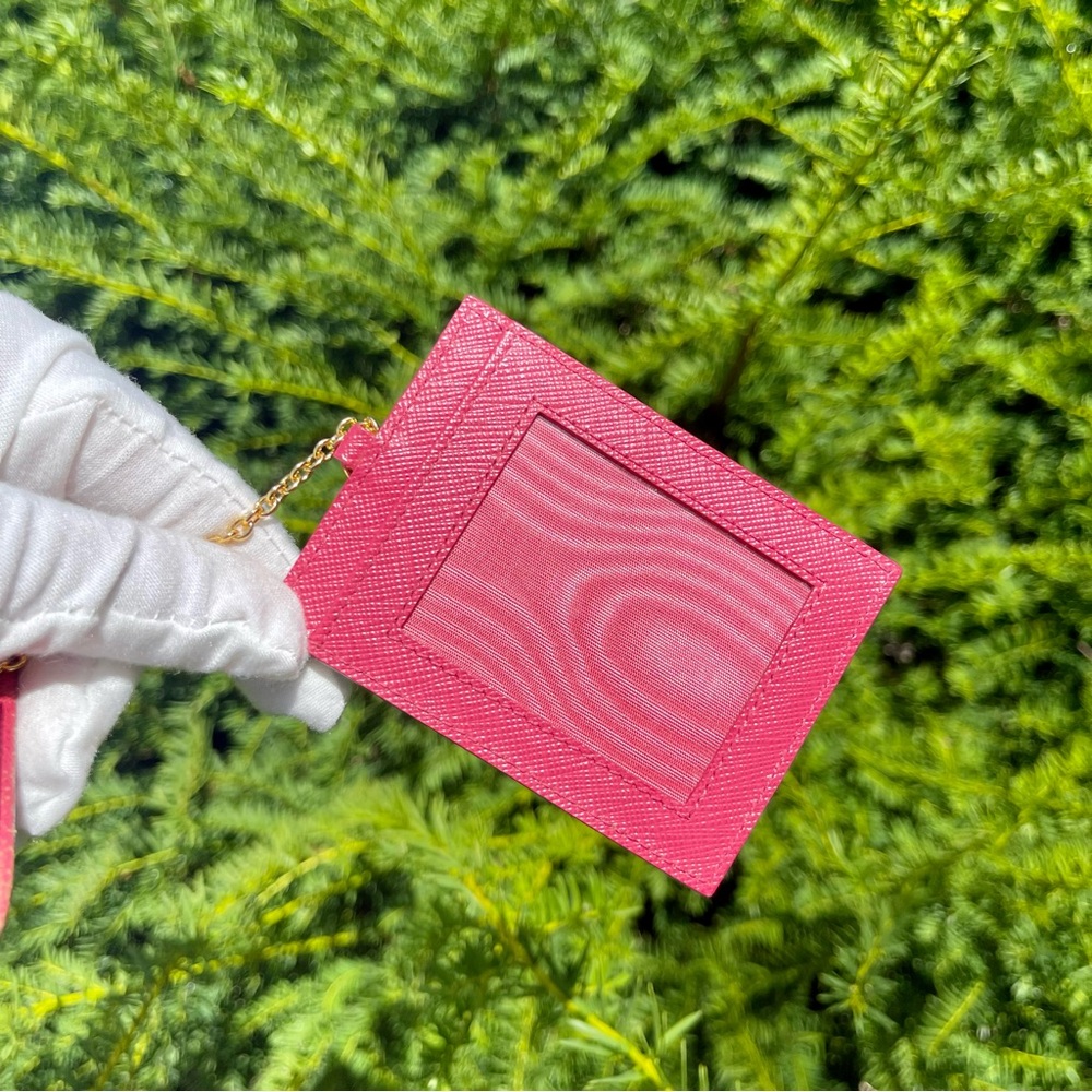 Prada Saffiano Leather Multicolor Long Wallet & Detachable ID Card Holder - Picture 14 of 16